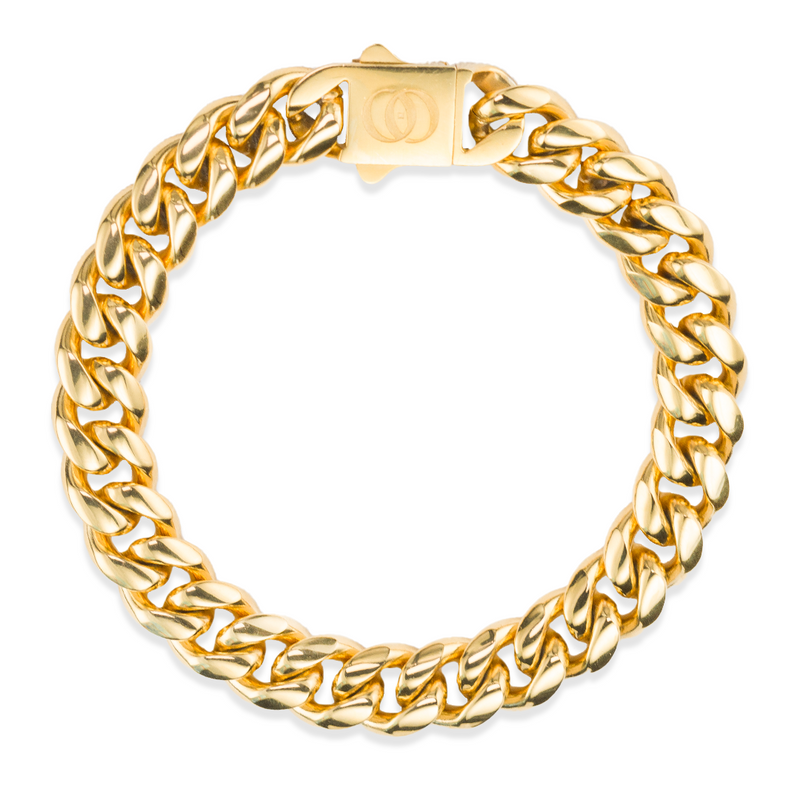 Cuban bracelet 18k deals