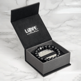 610 Element Core Beaded Bracelet – 304 Stainless Steel, Matte Onyx, 10mm