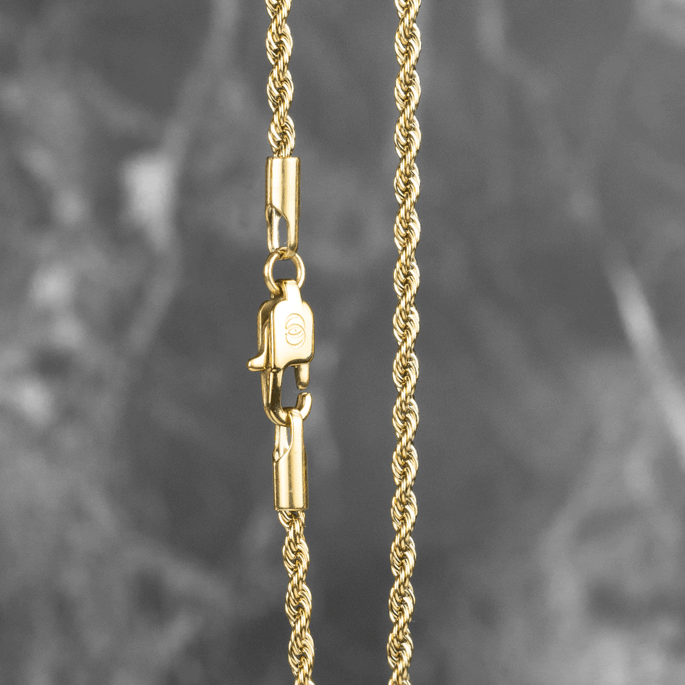【美品】CHIEKO+ the chain pierce † gold 14k Yellow Gold Stunning Omega Chain Necklace 18.25