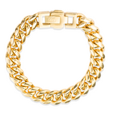 012 Cubano Bold Cuban Bracelet - 18K Gold, 12mm