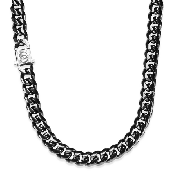 610 Stealth Minimal Cuban Chain - Acetylene Black, 10mm