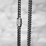 610 Stealth Minimal Cuban Chain - Acetylene Black, 6mm