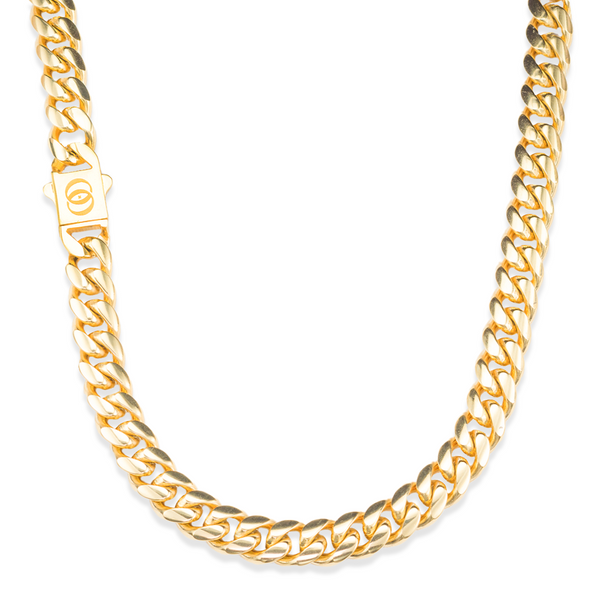 610 Stealth Minimal Cuban Chain - 18K Gold, 10mm