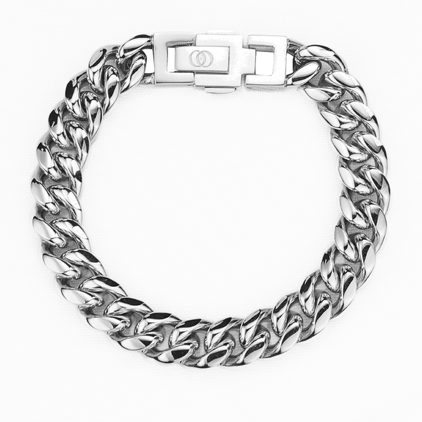 012 Cubano Bold Cuban Bracelet - 304 Stainless Steel, 12mm