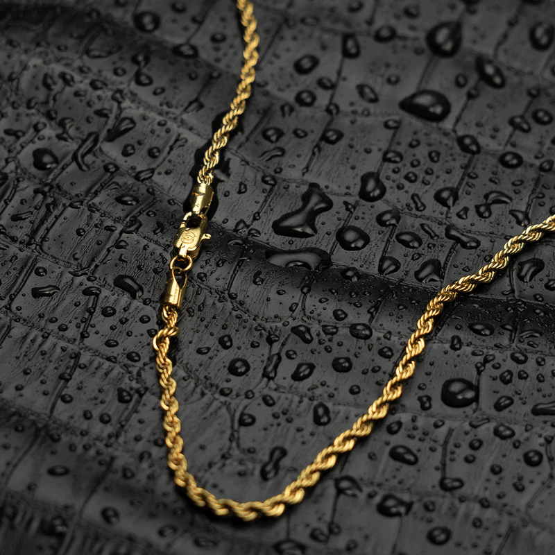 254 Luxe Link Rope Chain - 14K Gold, 3mm