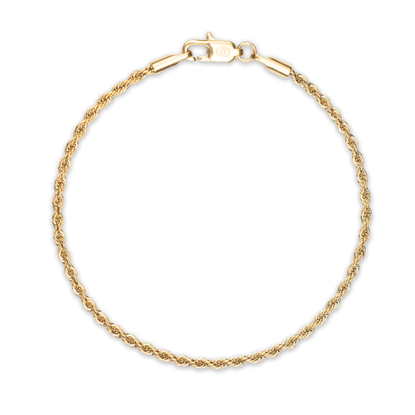 254 Luxe Link Rope Bracelet - 14K Gold, 2.5mm