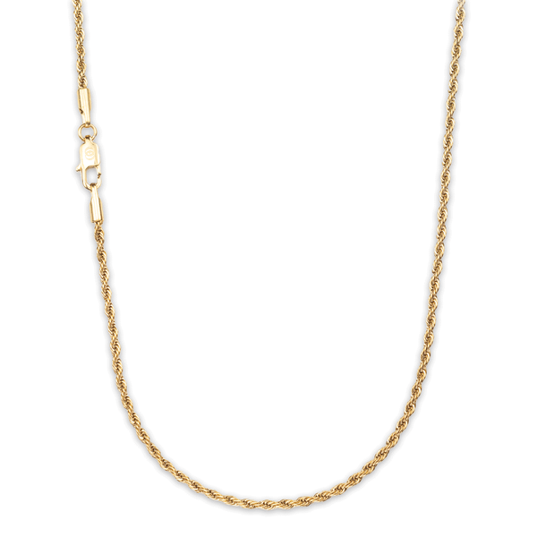 254 Luxe Link Rope Chain - 14K Gold, 2.5mm