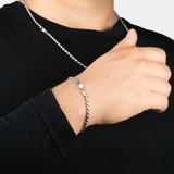 254 Luxe Link Rope Bracelet - 304 Stainless Steel, 2.5mm