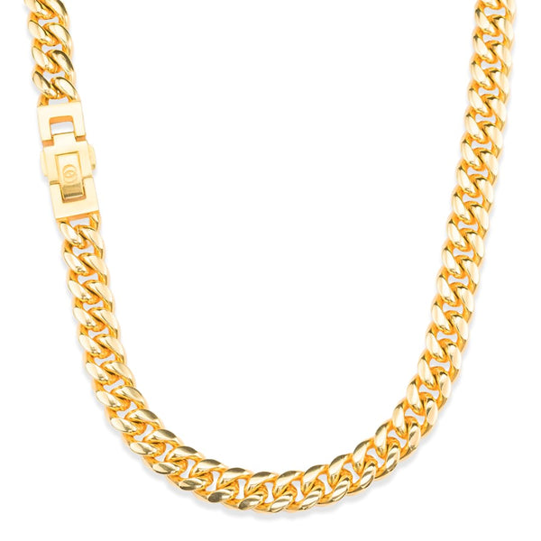 012 Cubano Bold Cuban Chain - 18K Gold, 12mm