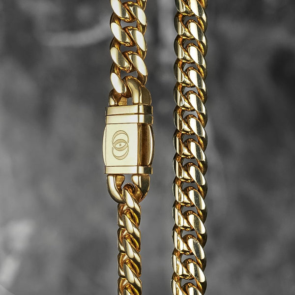 010 Zenith Link Cuban Chain - 14K Gold, 10mm